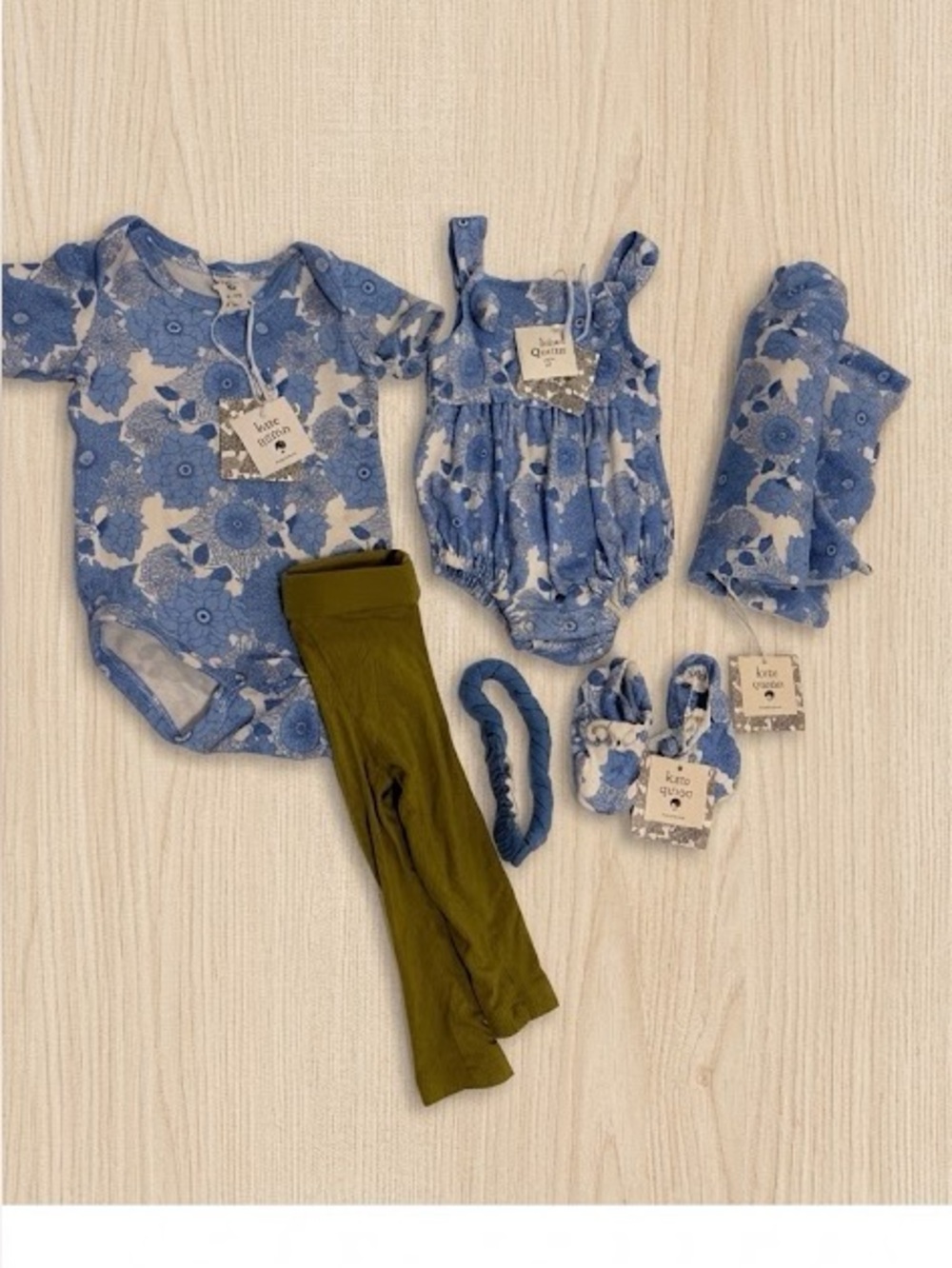 Kate Quinn Blue Vintage Floral Bundle